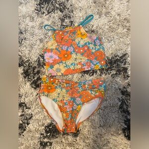Girls floral tankini!